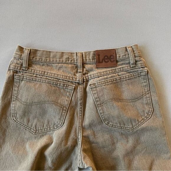 Vintage Lee Denim Jeans Regular Fit Beige Neutral Men’s Size 32x32 EUC - Picture 3 of 11